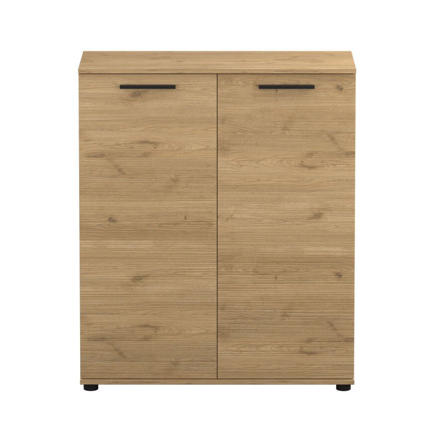 Trendline Çok Amaçlı İki Kapaklı 5 Raflı Dolap - Florida Meşe 91x108x35 cm - 6