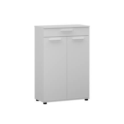 Trendline Kapaklı Çekmeceli Çok Amaçlı Dolap - Mat Beyaz 73x108x35 cm (GxYxD) - 4