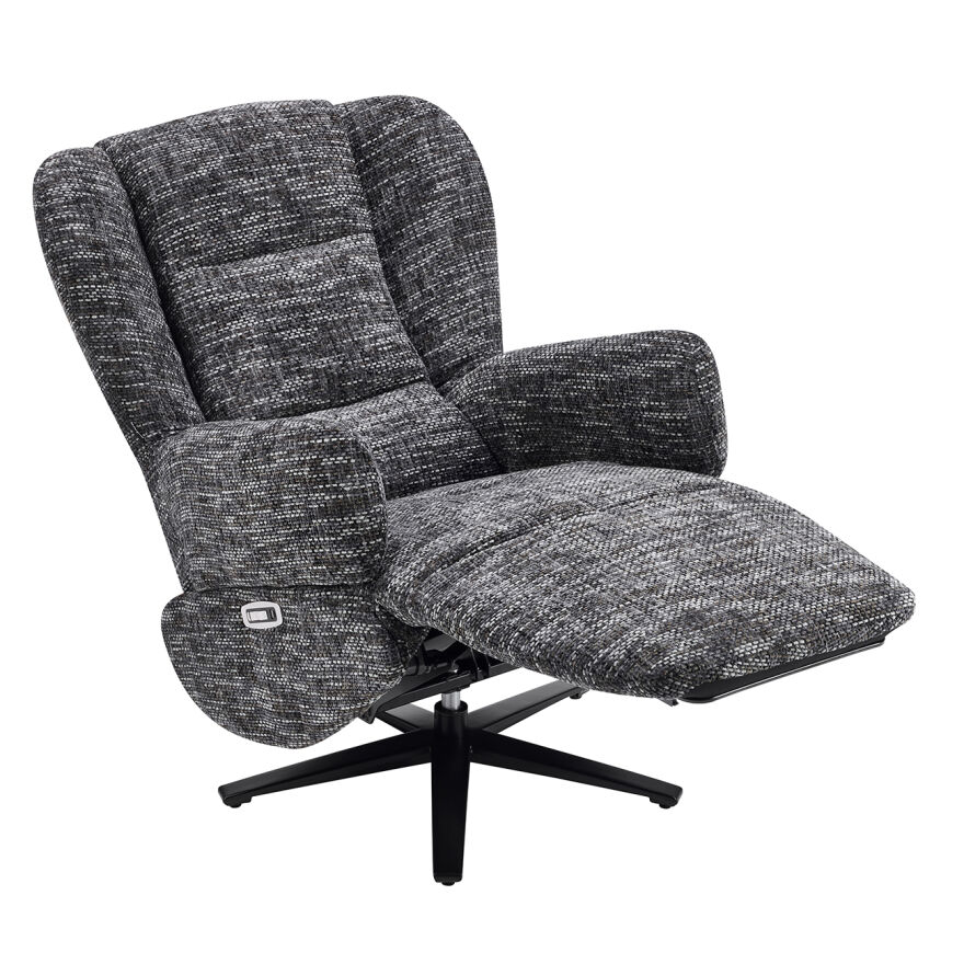 Trendy Elektrikli Otomatik Mekanizmalı Baba ve TV Koltuğu – Koyu Gri 78x112x88 cm - 3