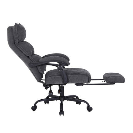 Ultra Comfort Çalışma Koltuğu - Koyu Gri 64,5x112-120x65 cm - 10