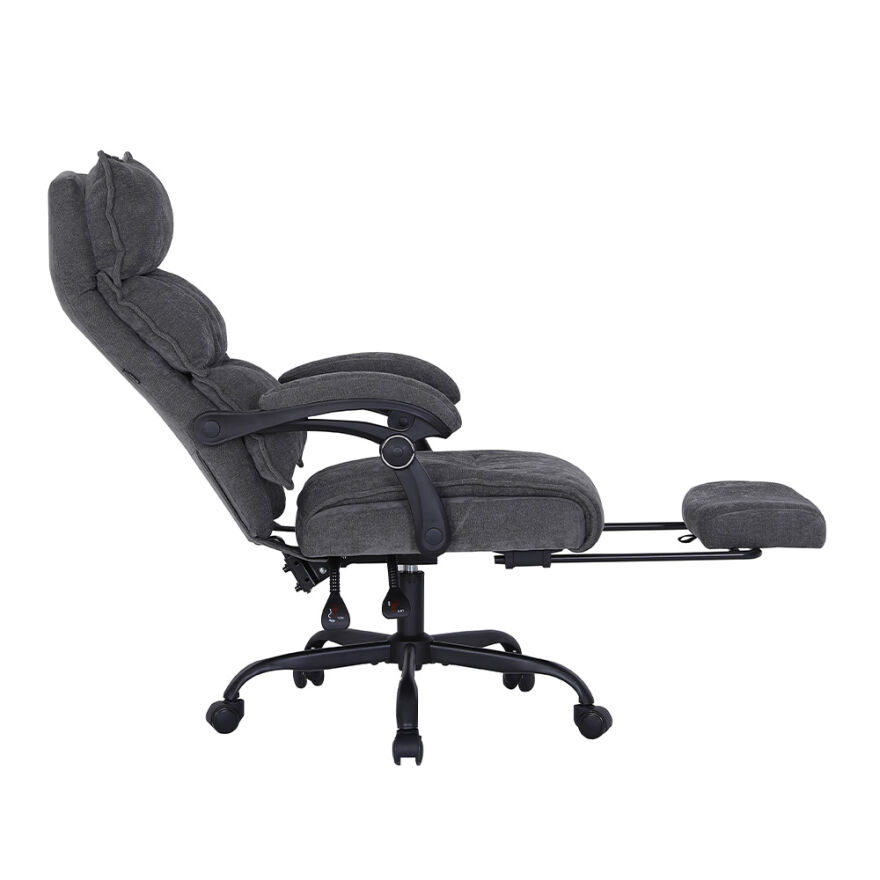 Ultra Comfort Çalışma Koltuğu - Koyu Gri 64,5x112-120x65 cm - 10