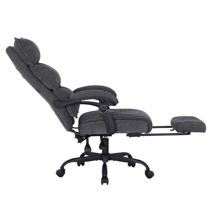 Ultra Comfort Çalışma Koltuğu - Koyu Gri 64,5x112-120x65 cm - 11