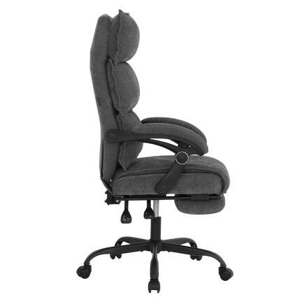 Ultra Comfort Çalışma Koltuğu - Koyu Gri 64,5x112-120x65 cm - 4
