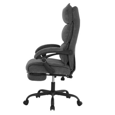 Ultra Comfort Çalışma Koltuğu - Koyu Gri 64,5x112-120x65 cm - 7