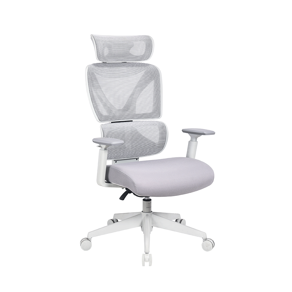 Unique-S Yönetici ve Çalışma Koltuğu-Gri-Krem 74x117.5-127x65.5 cm - Adore Mobilya (1)