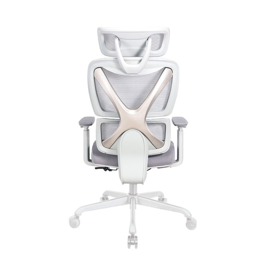 Unique-SX Yönetici ve Çalışma Koltuğu - Gri/Krem 74x119.5-129x65.5 cm - 4
