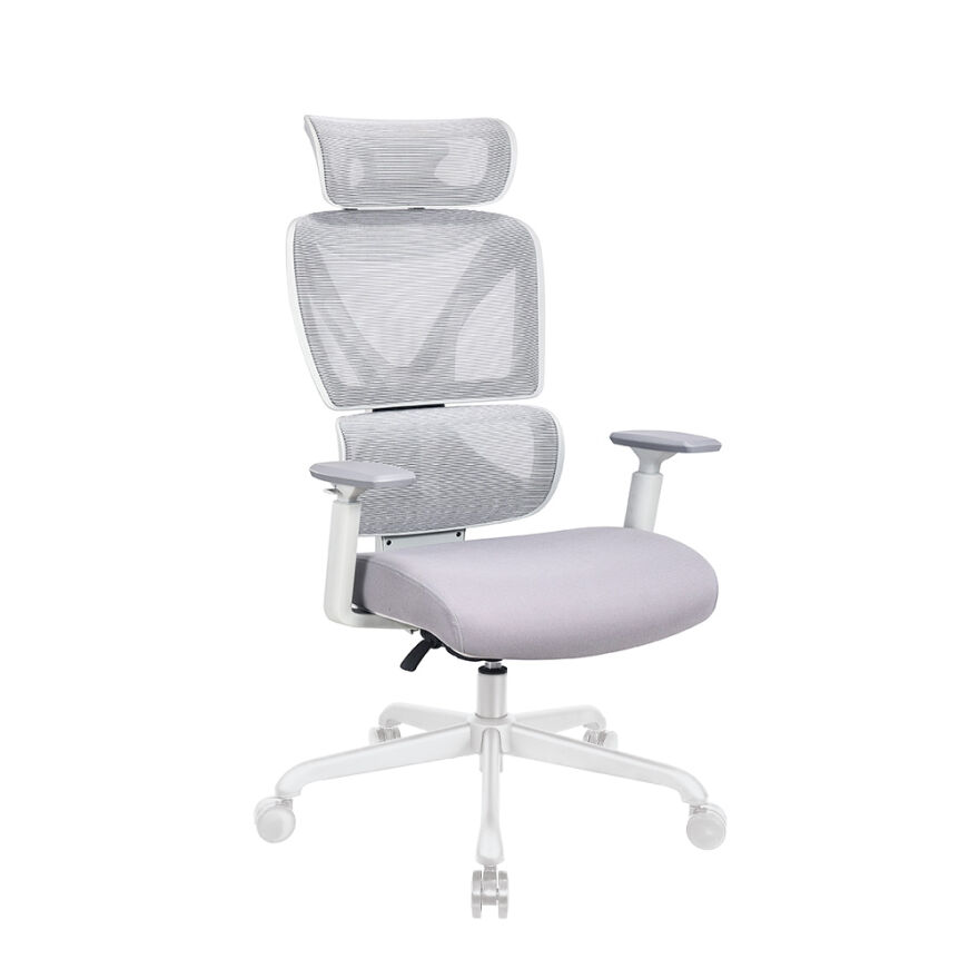 Unique-SX Yönetici ve Çalışma Koltuğu - Gri/Krem 74x119.5-129x65.5 cm - 2