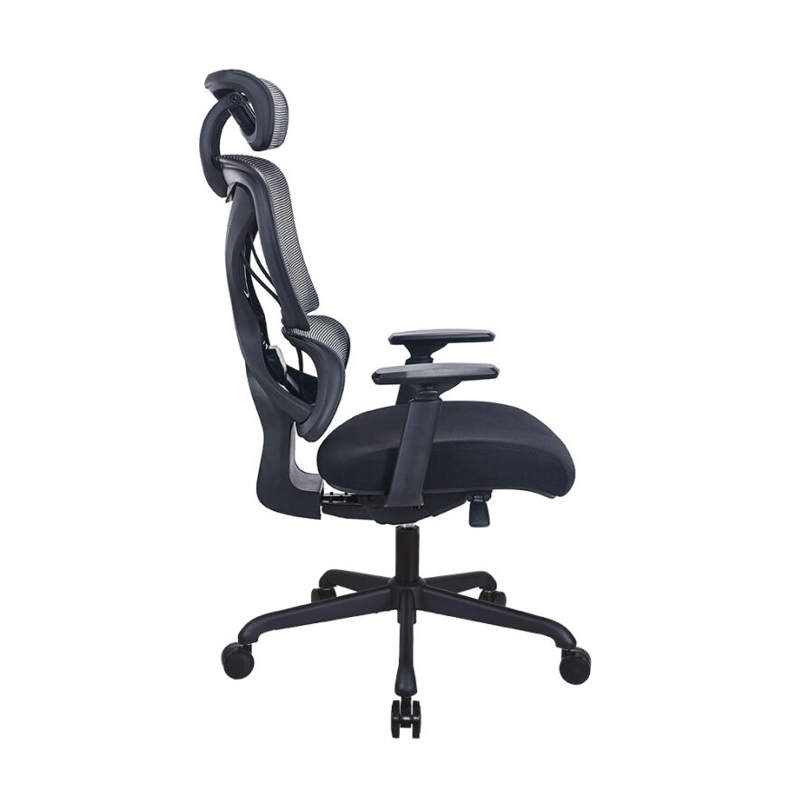 Unique-SX Yönetici ve Çalışma Koltuğu - Siyah 74x119.5-129x65.5 cm - 3