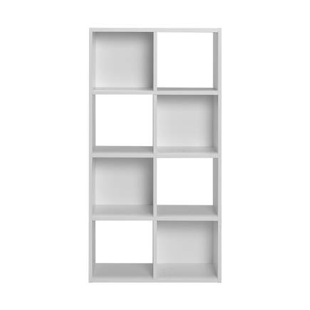 Vera 8 Bölmeli Kitaplık-Beyaz 61x121x30 cm (GxYxD) - 3