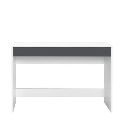 Vera Çekmeceli Çalışma Masası-Beyaz-Antrasit 110x75x42 cm (GxYxD) - 4