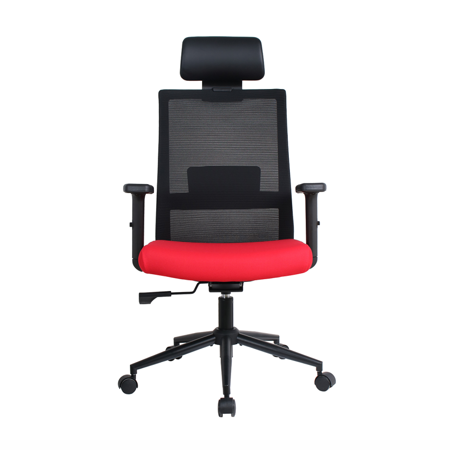Vera Flex Multi Fonksiyon Çalışma Koltuğu - Siyah/Kırmızı 63x117-127x67 cm - 2