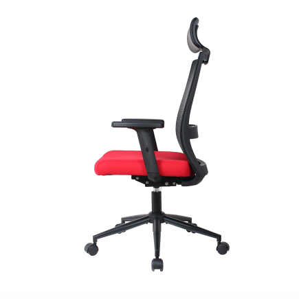 Vera Flex Multi Fonksiyon Çalışma Koltuğu - Siyah/Kırmızı 63x117-127x67 cm - 8