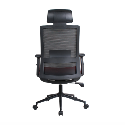 Vera Flex Multi Fonksiyon Çalışma Koltuğu - Siyah/Kırmızı 63x117-127x67 cm - 6