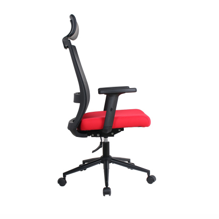 Vera Flex Multi Fonksiyon Çalışma Koltuğu - Siyah/Kırmızı 63x117-127x67 cm - 3