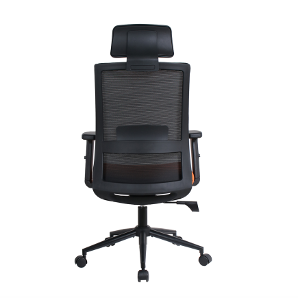 Vera Flex Multi Fonksiyon Çalışma Koltuğu - Siyah/Turuncu 63x117-127x67 cm - 6