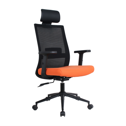 Vera Flex Multi Fonksiyon Çalışma Koltuğu  - Siyah/Turuncu 63x117-127x67 cm