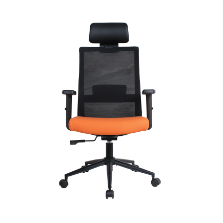 Vera Flex Multi Fonksiyon Çalışma Koltuğu  - Siyah/Turuncu 63x117-127x67 cm (1)