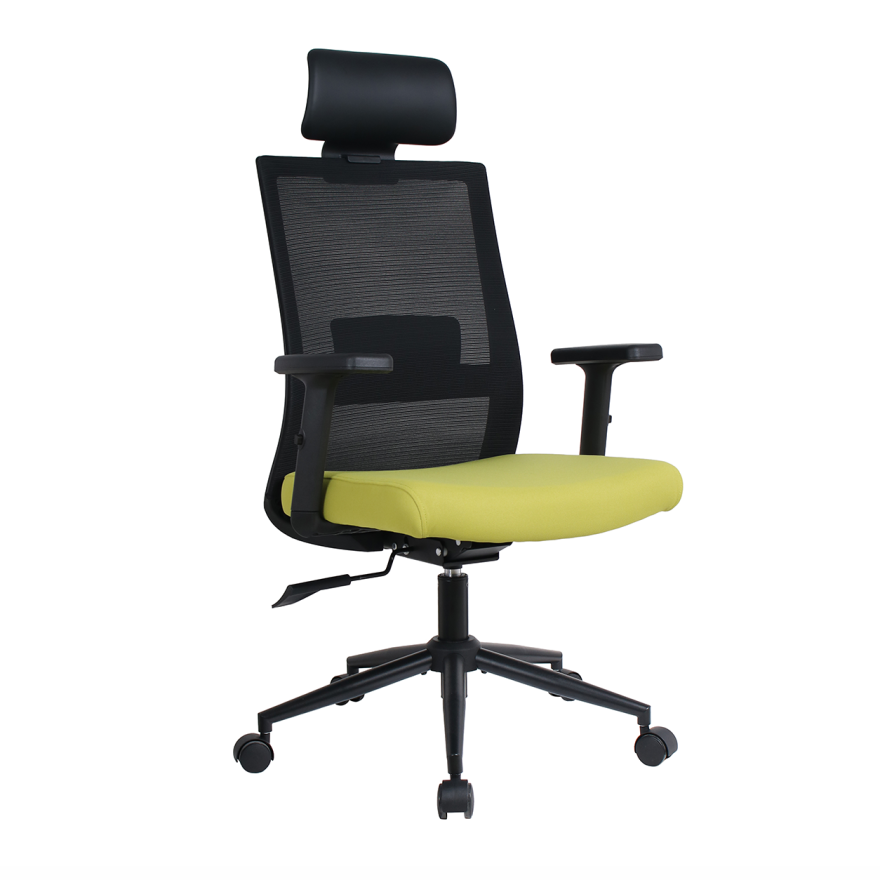 Vera Flex Multi Fonksiyon Çalışma Koltuğu - Siyah/Yeşil 63x117-127x67 cm - 1