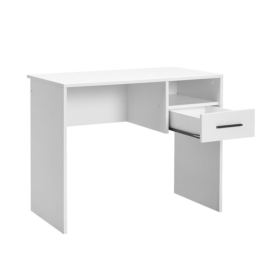 White Çekmeceli Çalışma Masası -Mat Beyaz 90x75x52 cm (GxYxD) - 3