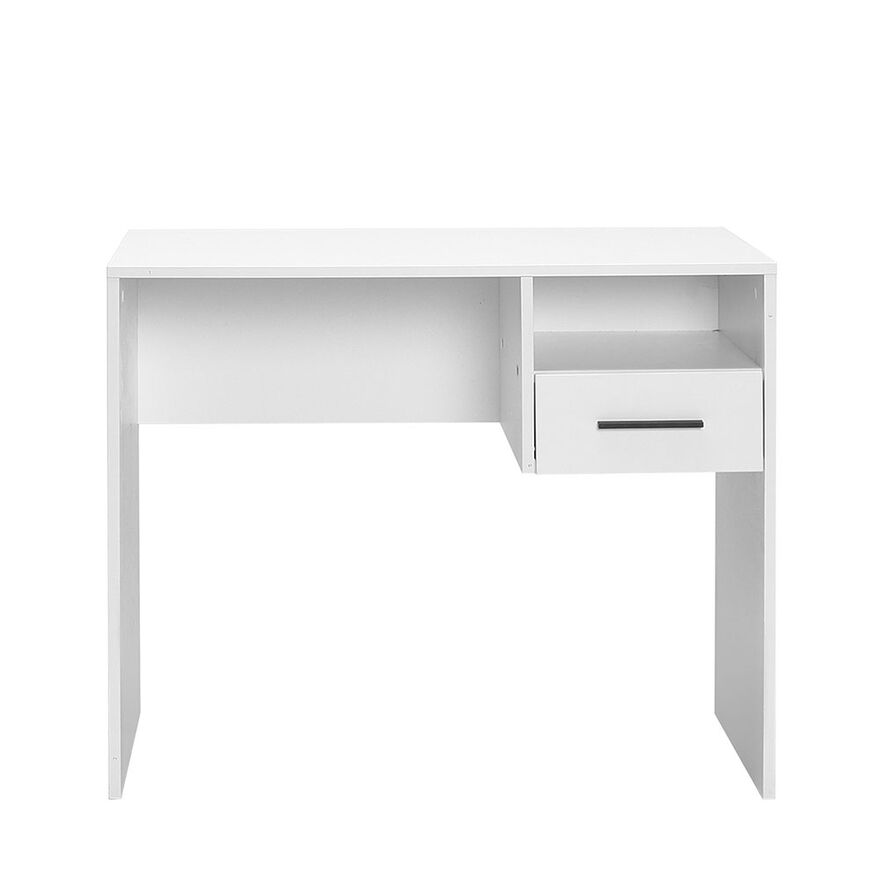White Çekmeceli Çalışma Masası -Mat Beyaz 90x75x52 cm (GxYxD) - 5