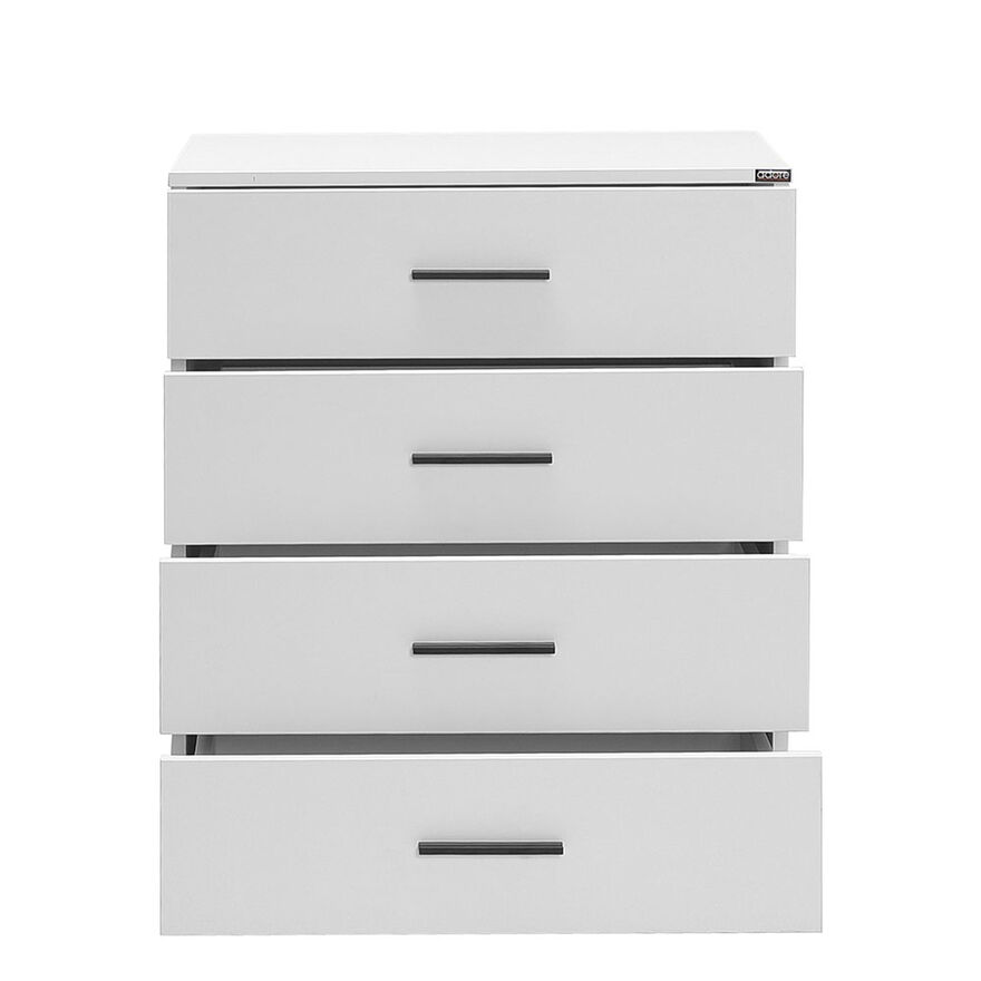 White 4 Çekmeceli Şifonyer - Mat Beyaz 65x78x41 cm (GxYxD) - 4